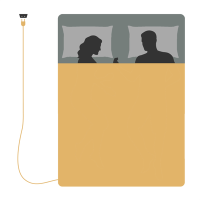 Earthle Earthing Dekbedovertrek (200x140cm)